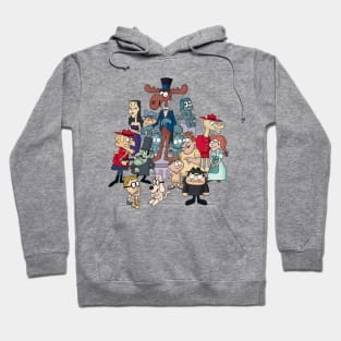 Men And Girl Cartoons and Friends Hoodie